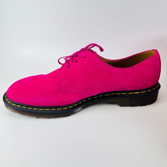 Dr Martens 1461 Made In England Oxford Shoes CF Stead Pink Suede Mens Size 13 main image 12